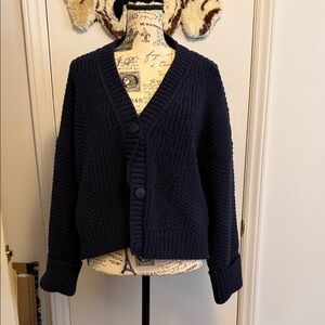 Abercrombie & Fitch Deep Navy Cardigan